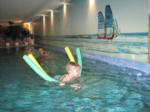 Schwimmbadbereich in der Villa del Mar